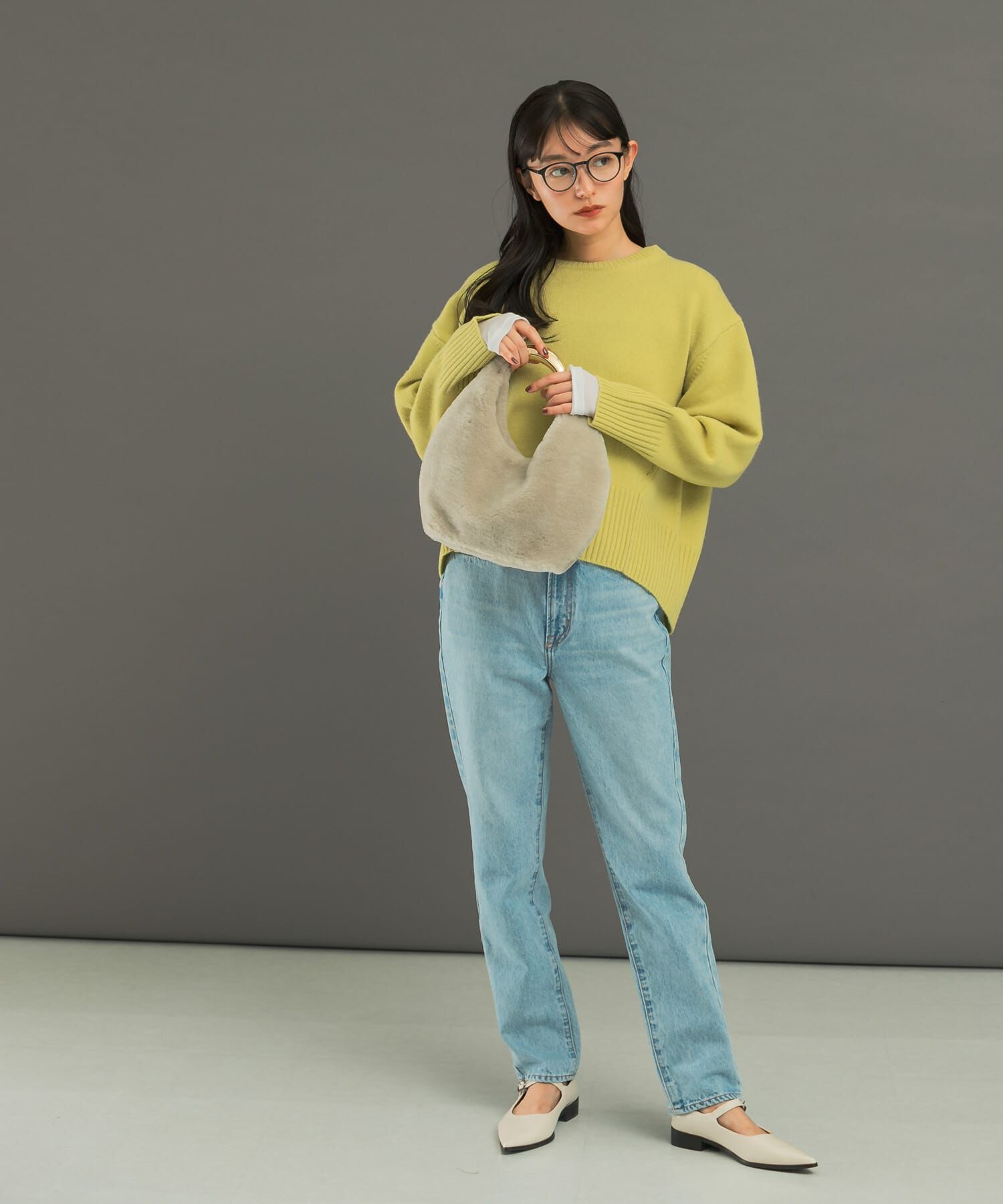 URBAN RESEARCH ROSSO「エクストラファインシームデザインニット」|ニット・セーター|