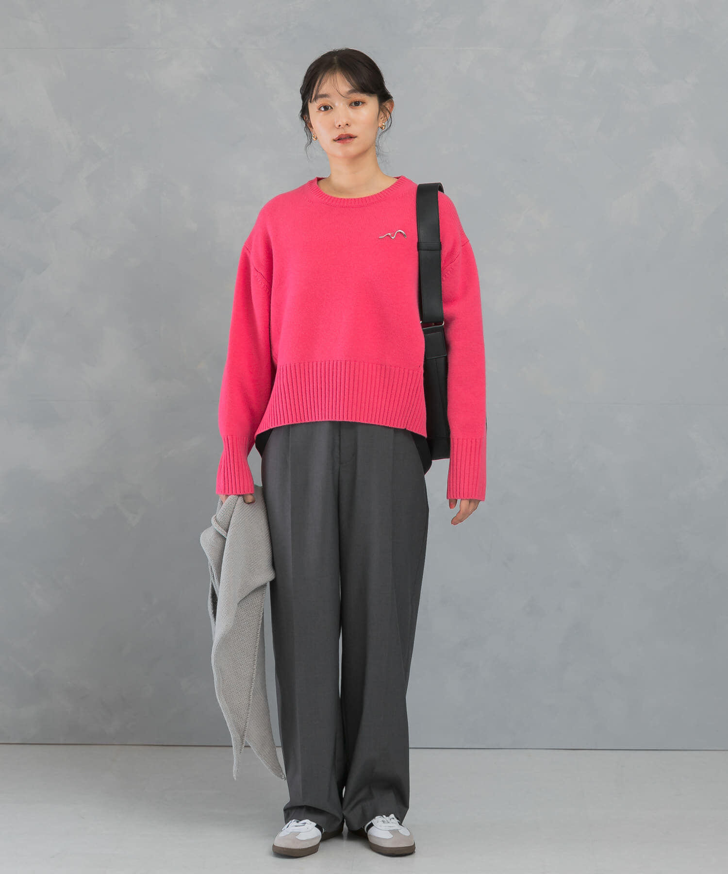 URBAN RESEARCH ROSSO「エクストラファインシームデザインニット」|ニット・セーター|