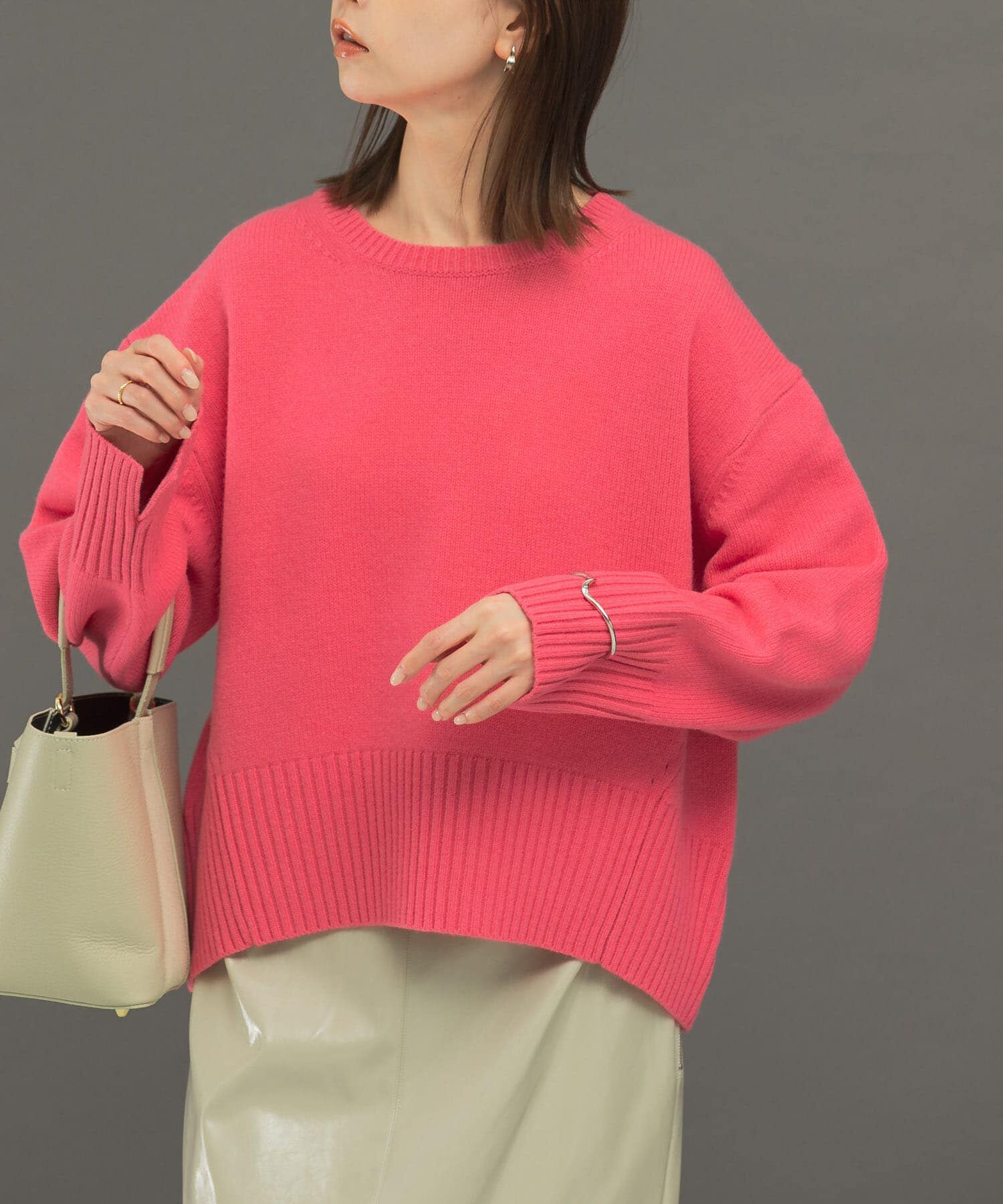 URBAN RESEARCH ROSSO「エクストラファインシームデザインニット」|ニット・セーター|