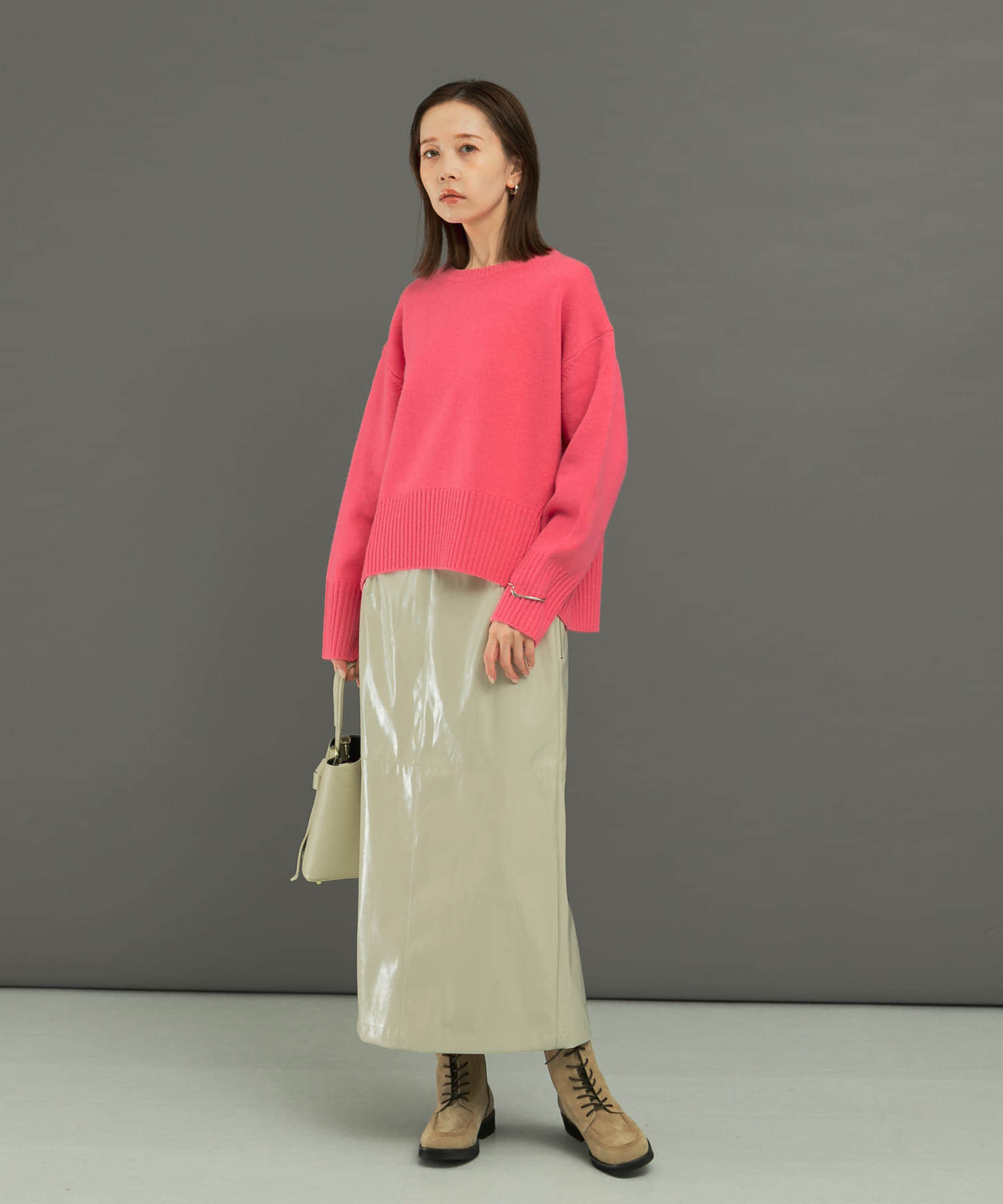 URBAN RESEARCH ROSSO「エクストラファインシームデザインニット」|ニット・セーター|