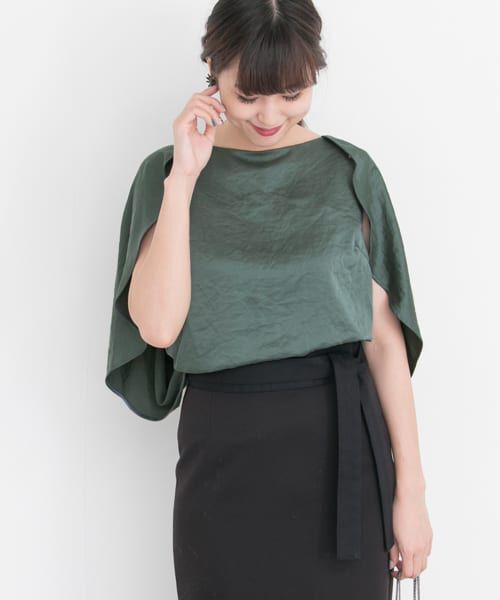 URBAN RESEARCH ROSSO「2WAYケープブラウス&there4;」|シャツ・ブラウス|