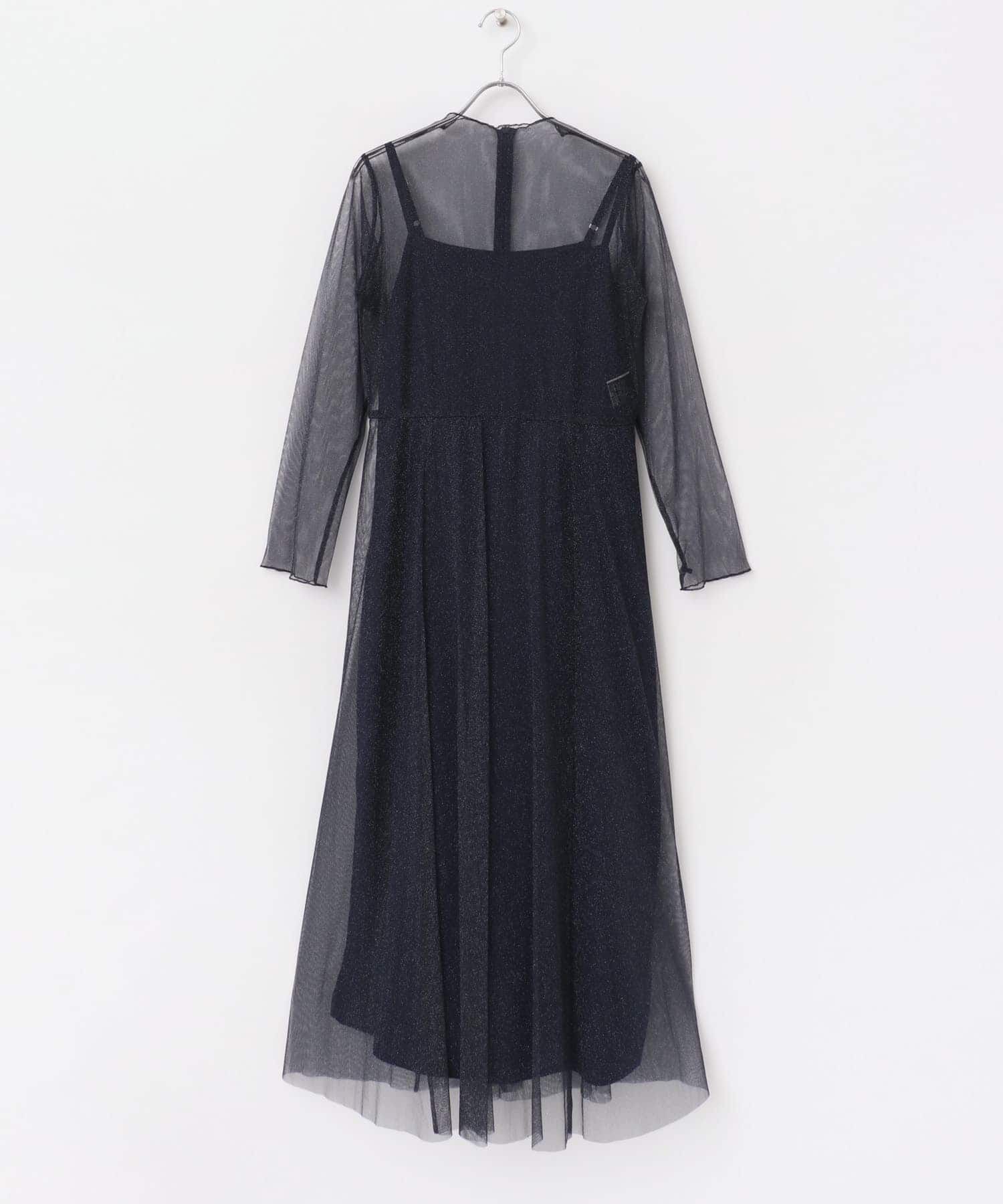 URBAN RESEARCH ROSSO「kaene　ラメチュールメローワンピース」|ワンピース|