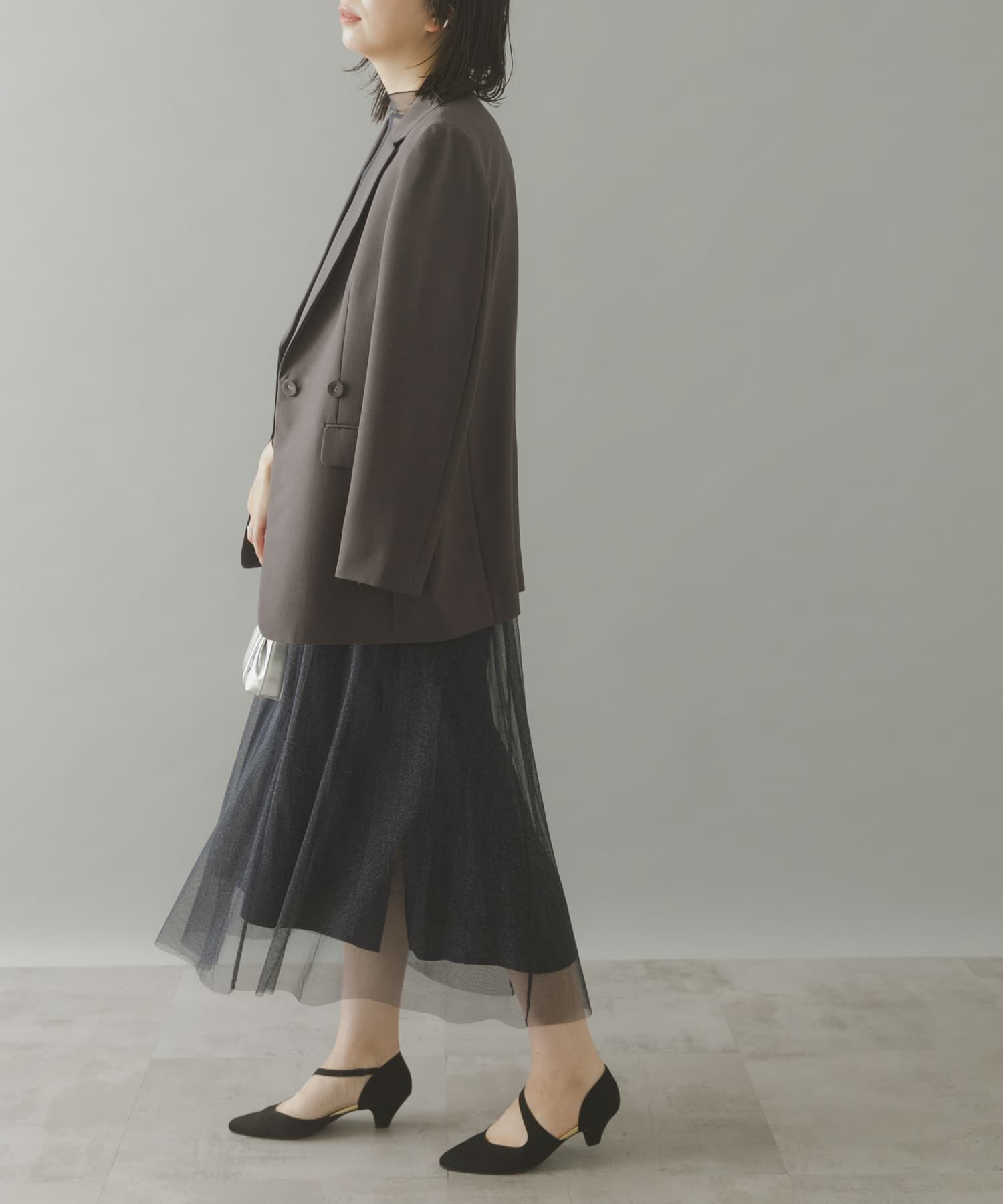 URBAN RESEARCH ROSSO「kaene　ラメチュールメローワンピース」|ワンピース|