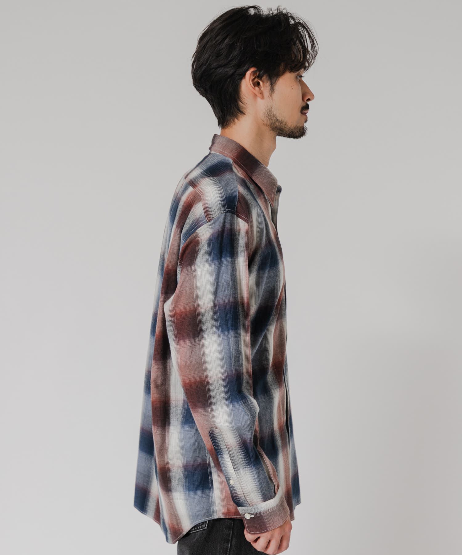 URBAN RESEARCH「『別注』OUTDOOR EXCHANGE&times;URBAN RESEARCH　シャギーチェックシャツ」|シャツ・ブラウス|