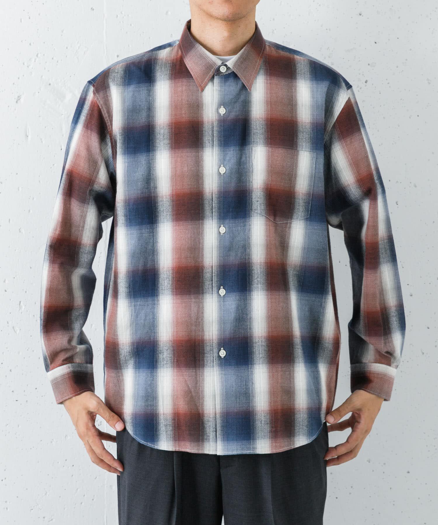 URBAN RESEARCH「『別注』OUTDOOR EXCHANGE&times;URBAN RESEARCH　シャギーチェックシャツ」|シャツ・ブラウス|