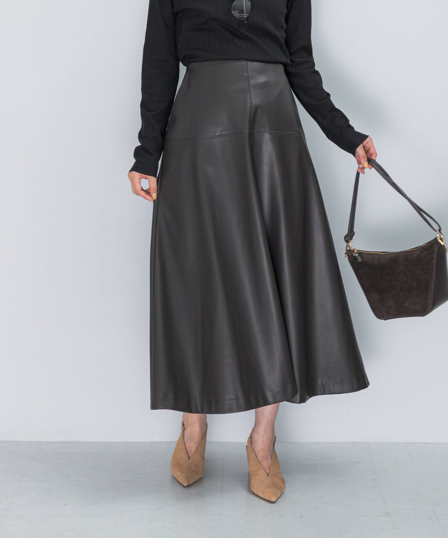 URBAN RESEARCH ROSSO「バックジップフレアスカート」|スカート|