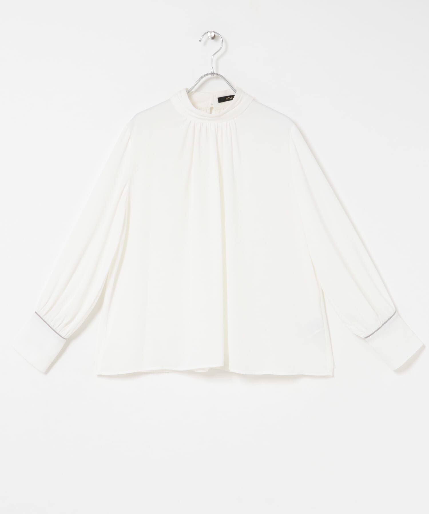 URBAN RESEARCH ROSSO「ギャザーハイネックブラウス」|シャツ・ブラウス|