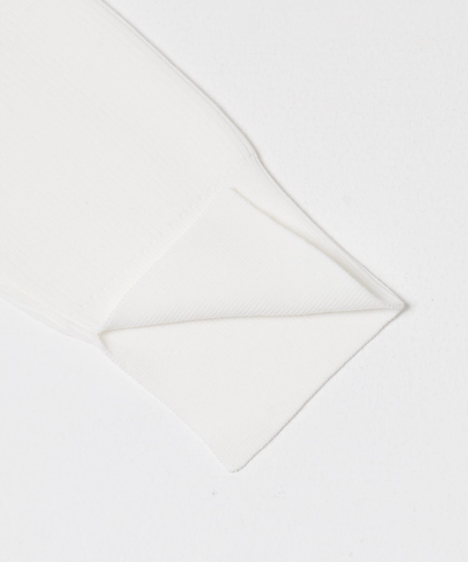 URBAN RESEARCH ROSSO「シルク混スリットスリーブリブニット」|ニット・セーター|