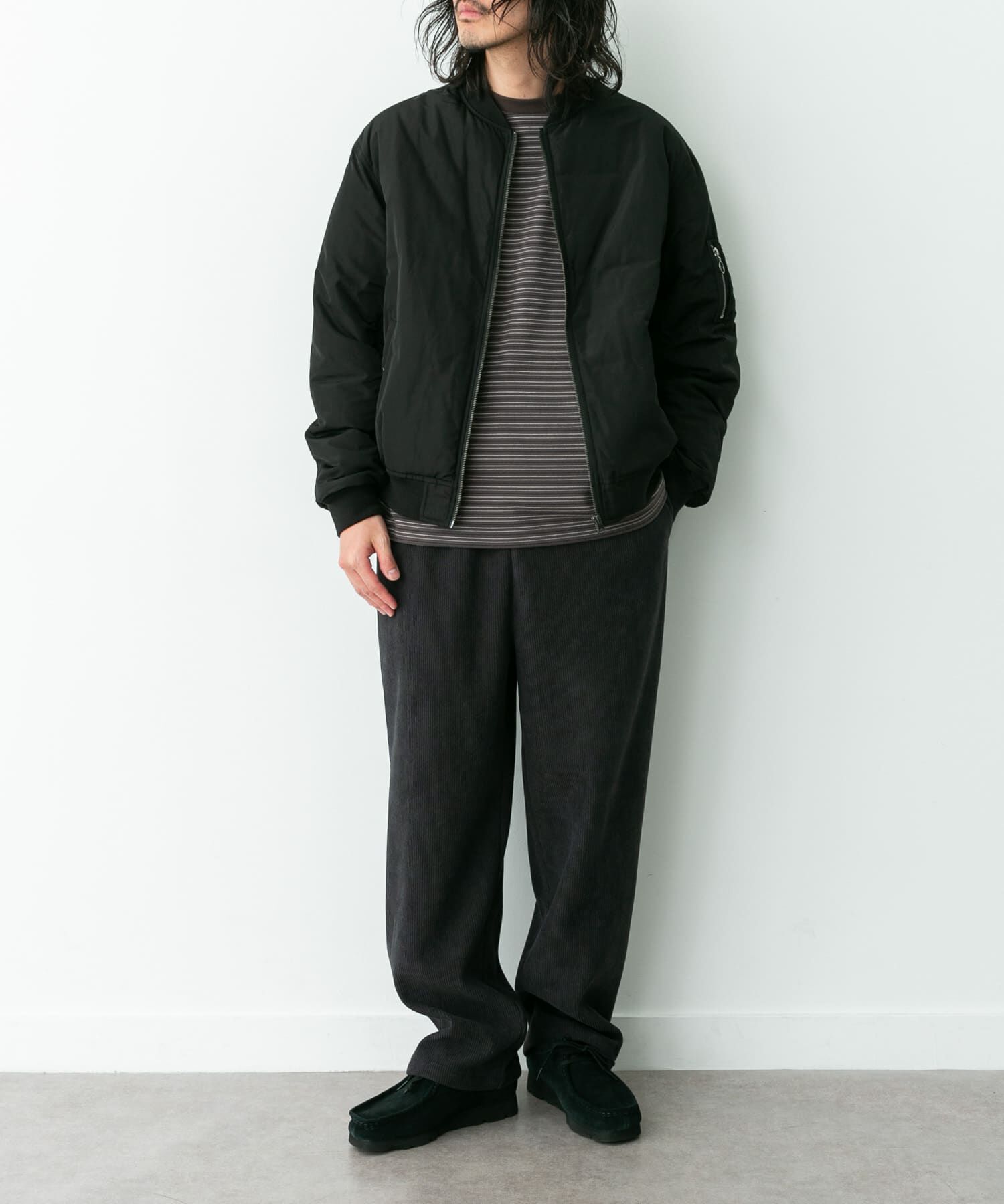 Sonny Label 「裏フリースコーデュロイワイドパンツ」|その他|