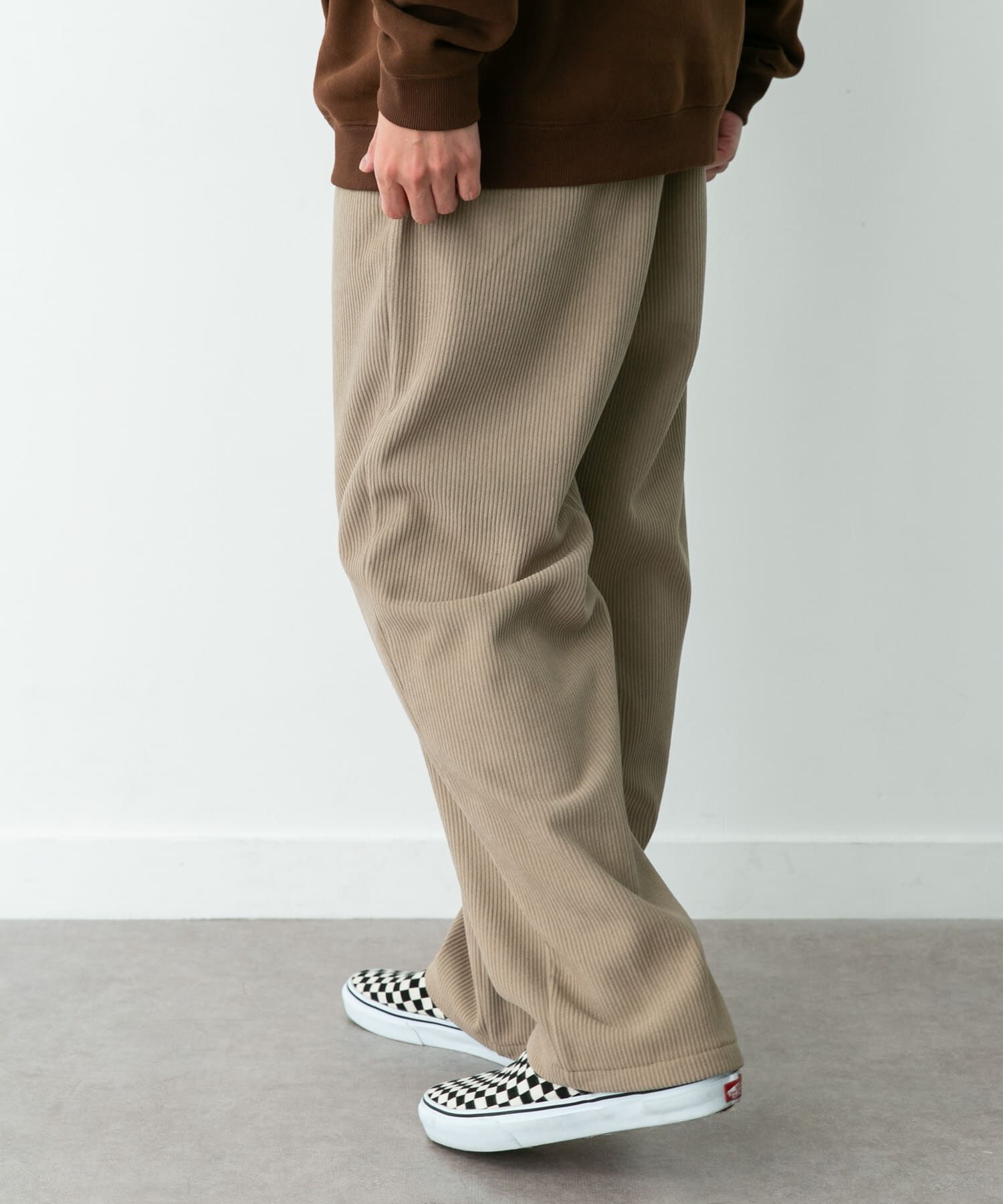 Sonny Label 「裏フリースコーデュロイワイドパンツ」|その他|