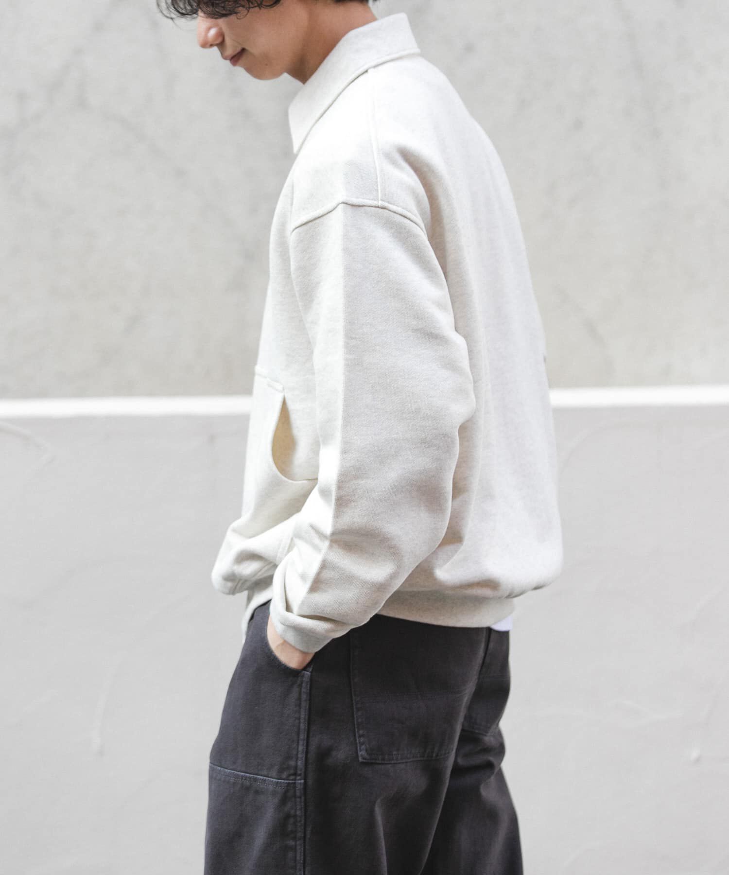 URBAN RESEARCH DOORS「FORK&SPOON　ジップスウェットカーディガン」|カーディガン|