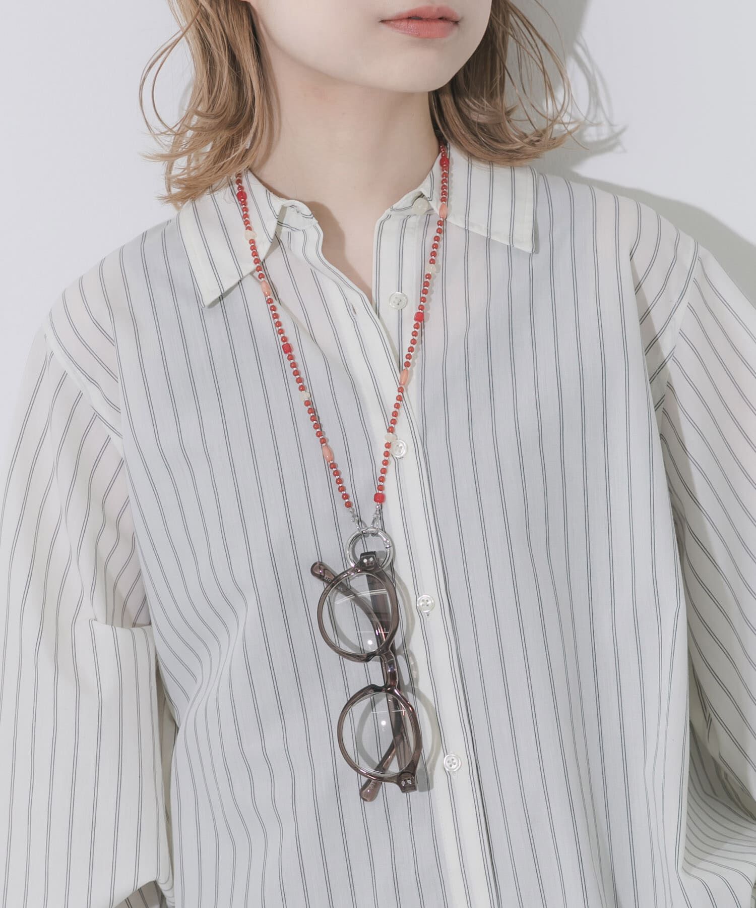 SMELLY「マルチビーズメガネホルダー」|メガネ|