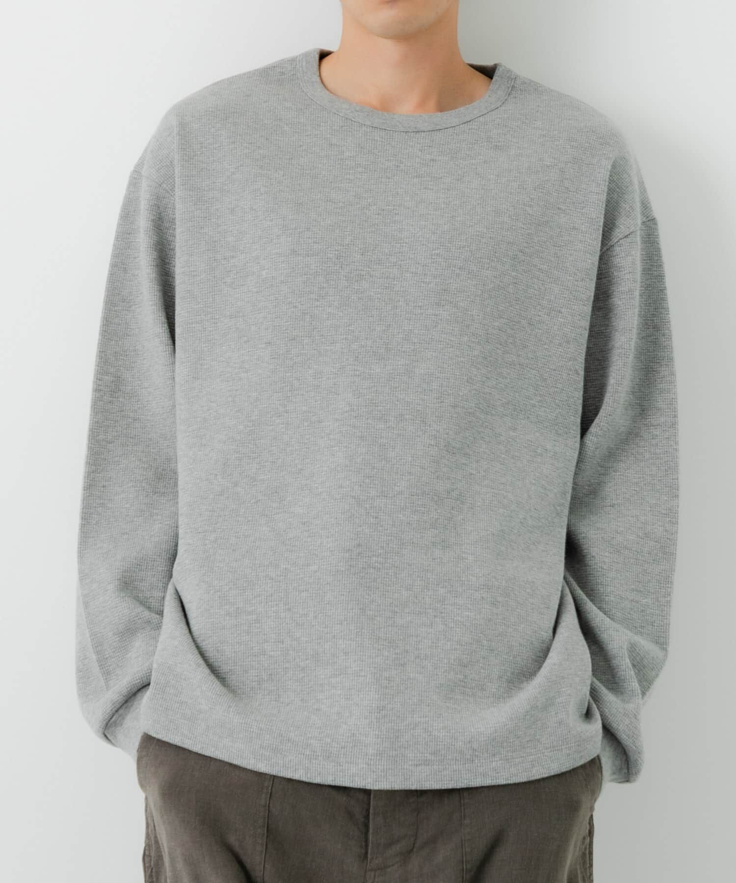 URBAN RESEARCH「『UR TECH』度詰めワッフルロングスリーブ」|Tシャツ・カットソー|