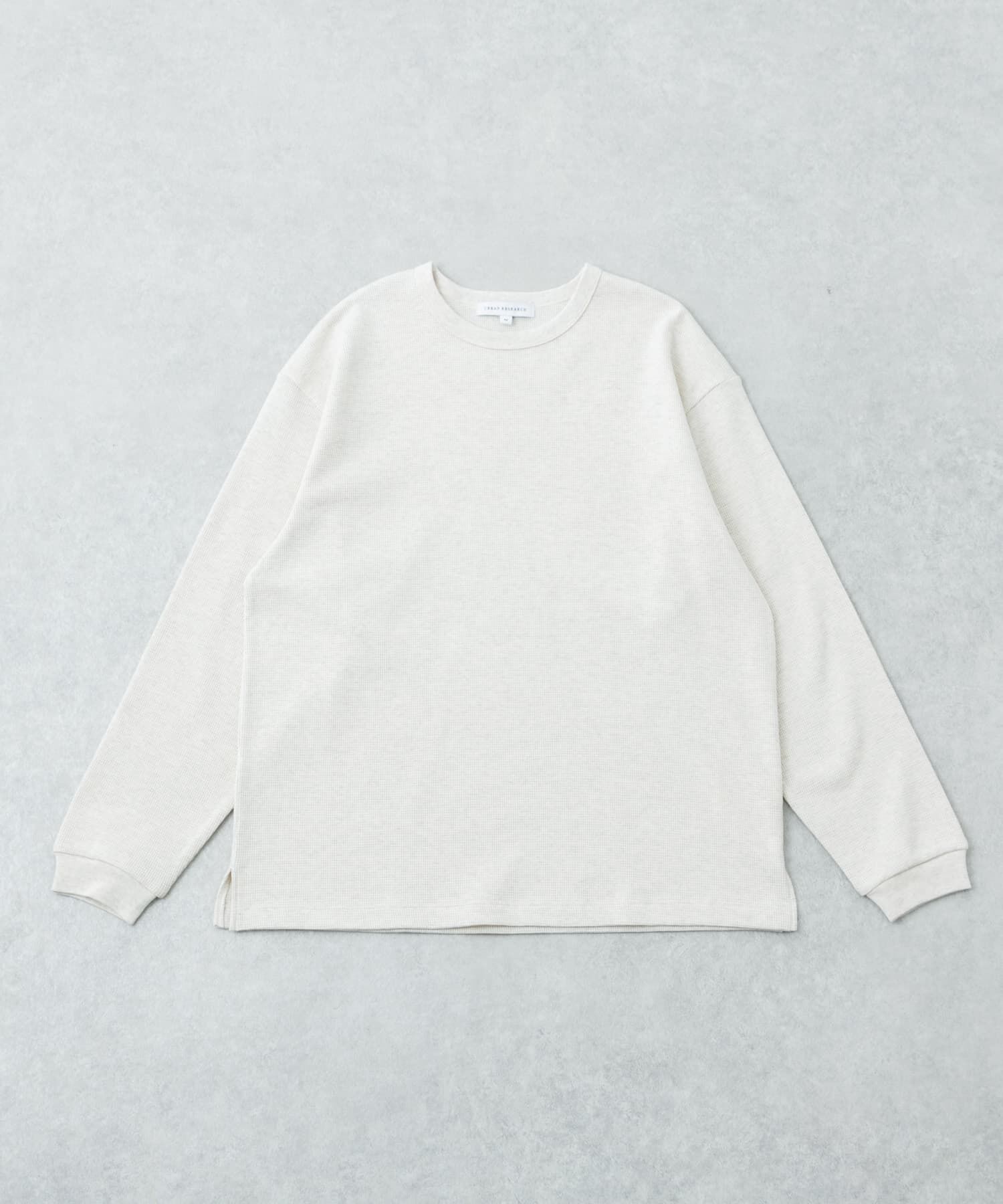 URBAN RESEARCH「『UR TECH』度詰めワッフルロングスリーブ」|Tシャツ・カットソー|オートミール