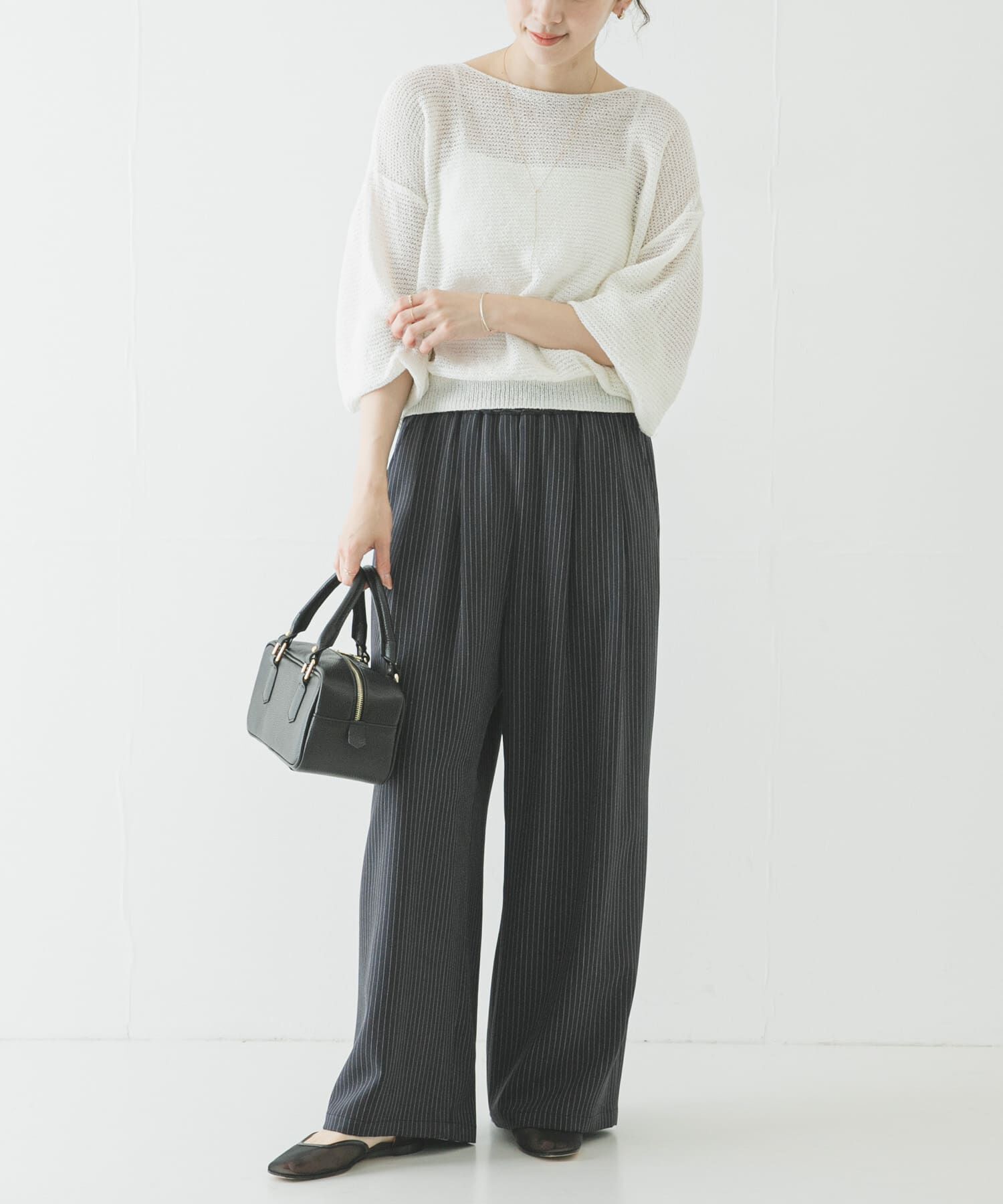 URBAN RESEARCH「『3サイズ展開』『イージーケア』タックギャザーストレートパンツ」|その他|