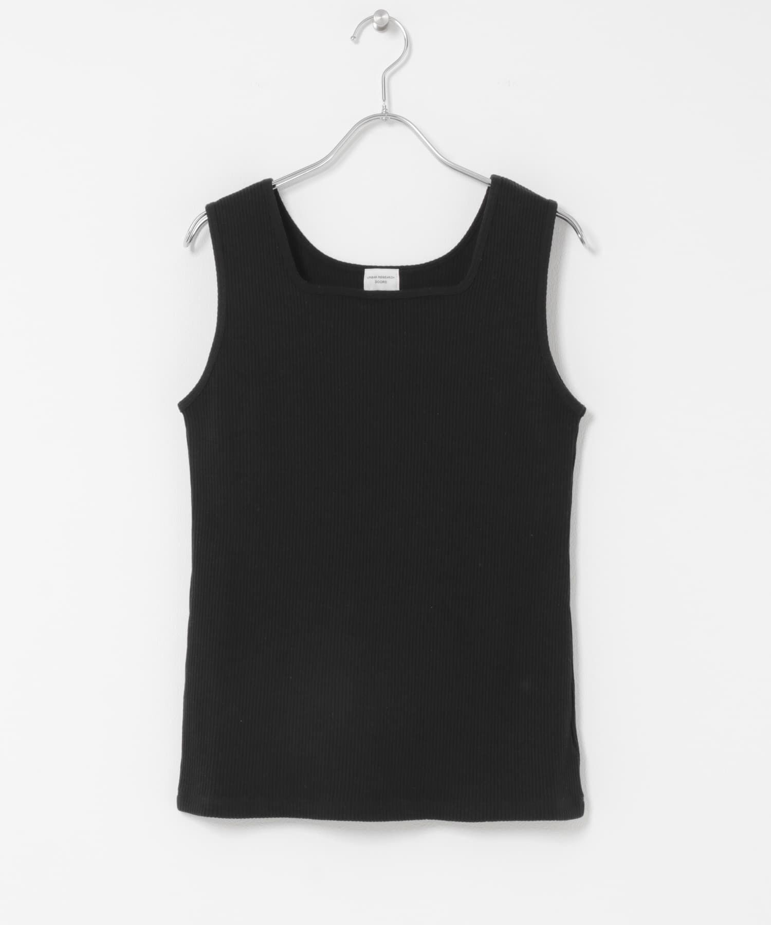 URBAN RESEARCH DOORS「針抜きテレコスクエアタンクトップ」|タンクトップ|