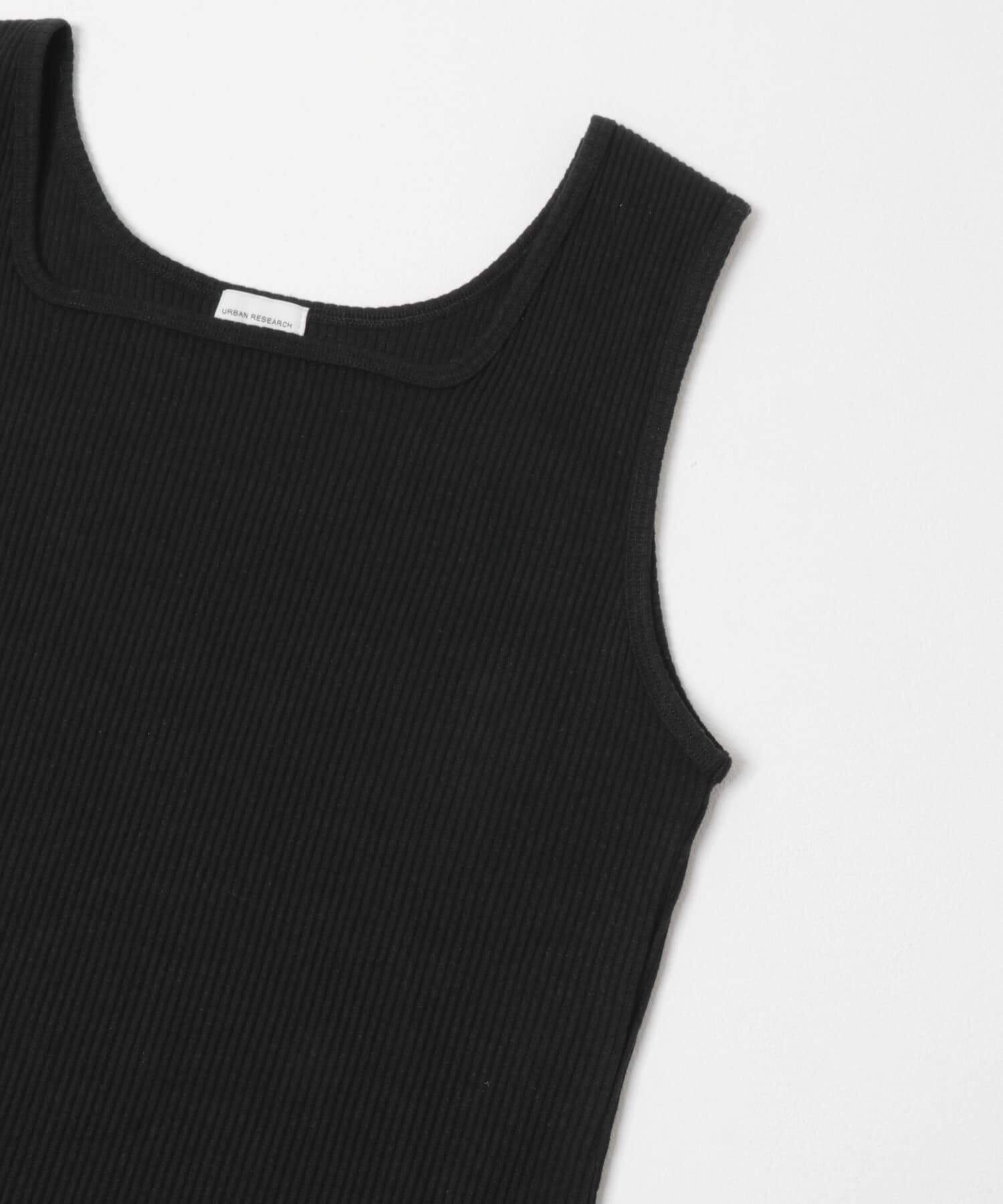 URBAN RESEARCH DOORS「針抜きテレコスクエアタンクトップ」|タンクトップ|