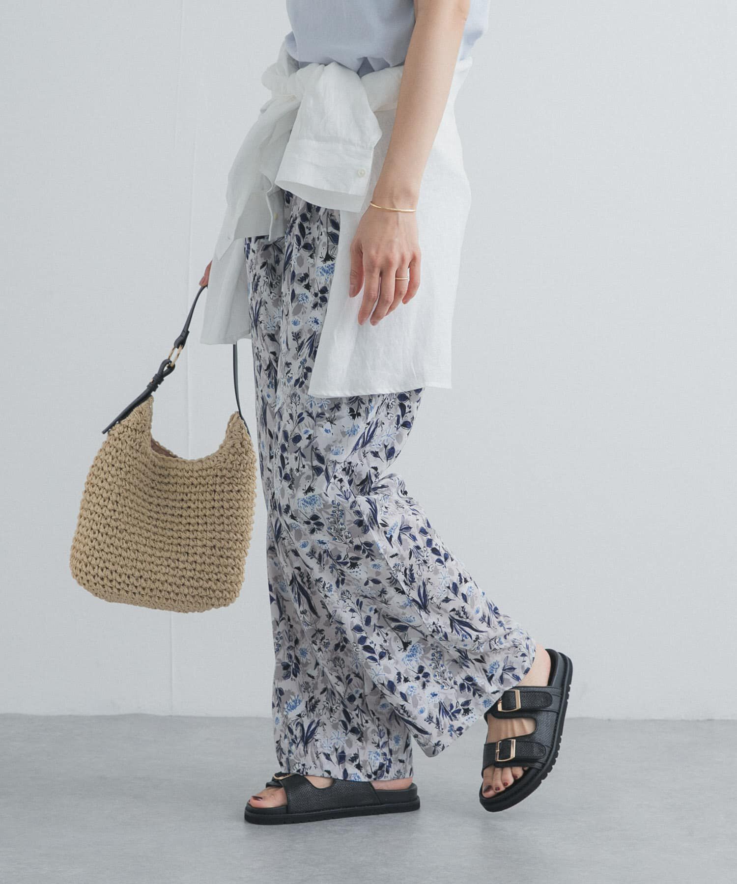 URBAN RESEARCH DOORS「『WEB/一部店舗限定カラー』フラワープリントイージーパンツ」|その他|