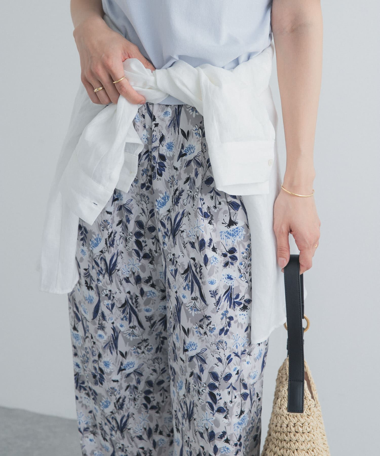 URBAN RESEARCH DOORS「『WEB/一部店舗限定カラー』フラワープリントイージーパンツ」|その他|