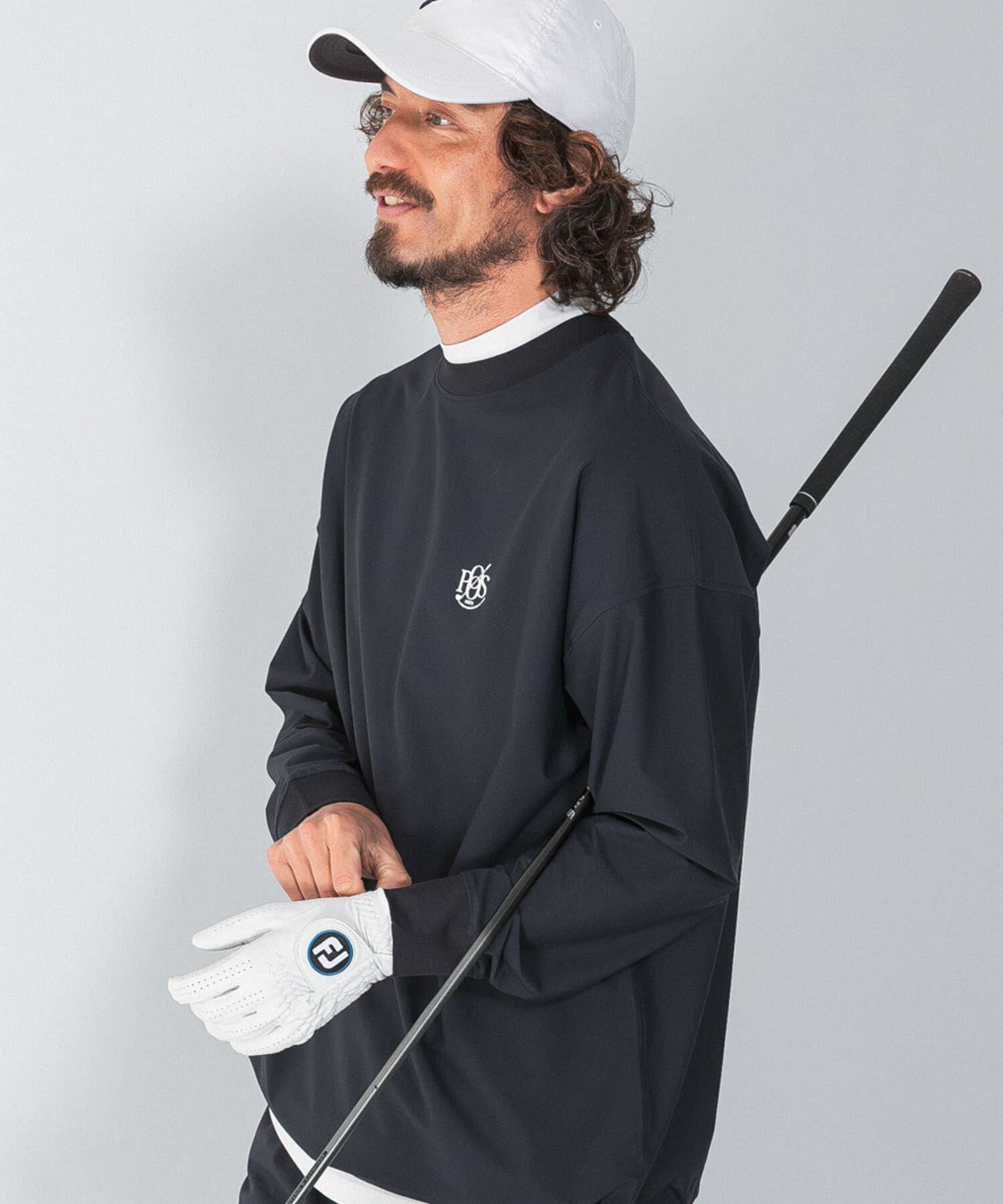 Sonny Label 「OOPS　接触冷感ロングスリーブTシャツ」|Tシャツ・カットソー|ネイビー