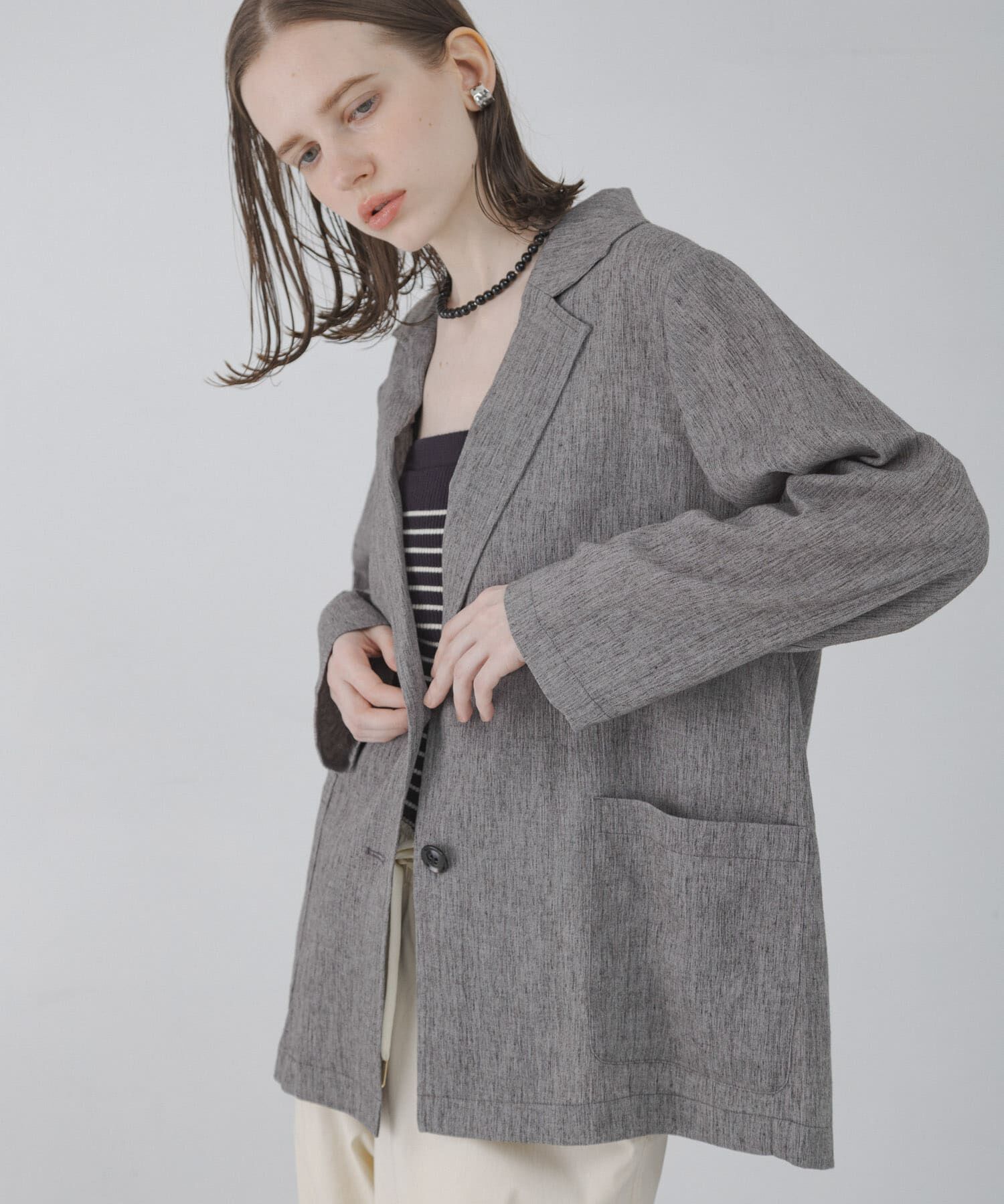 Sonny Label 「リネン混ライトシアージャケット」|その他|