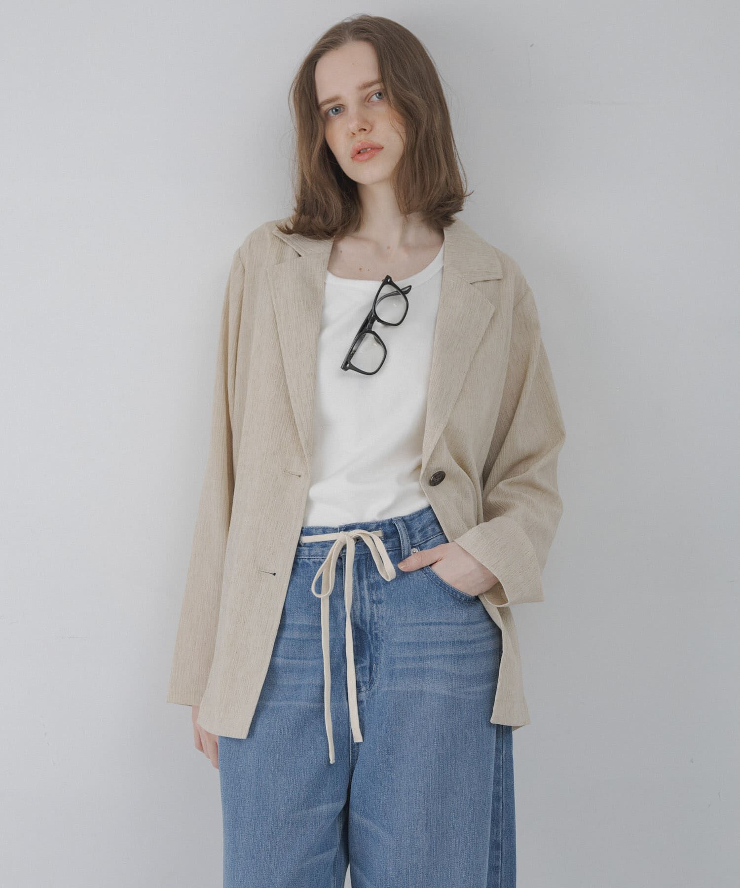 Sonny Label 「リネン混ライトシアージャケット」|その他|