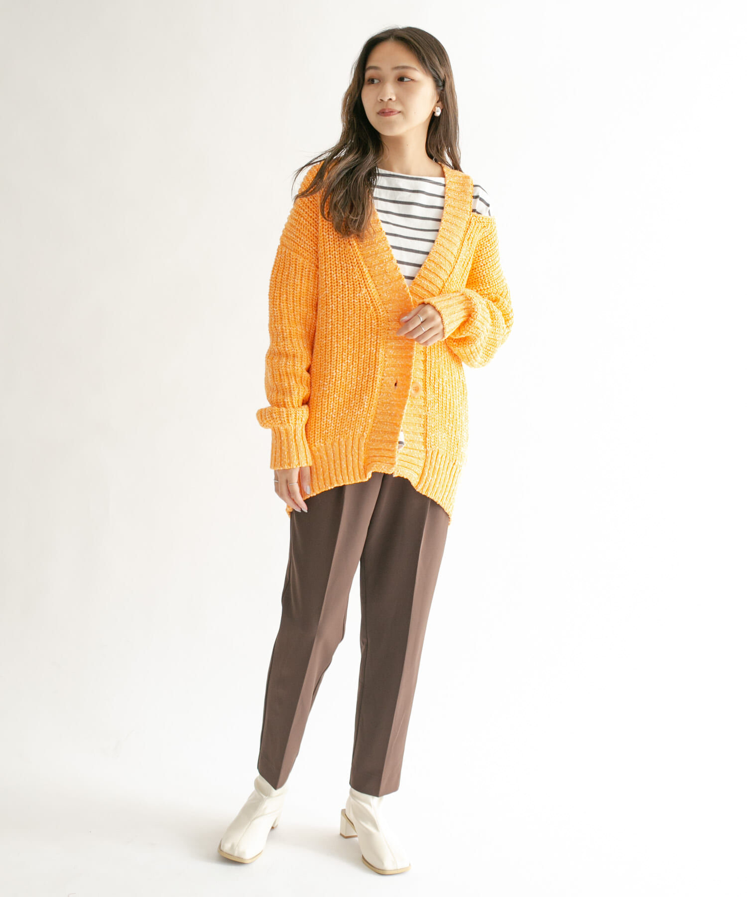  「ショルダースリットBIGカーディガン」|カーディガン|