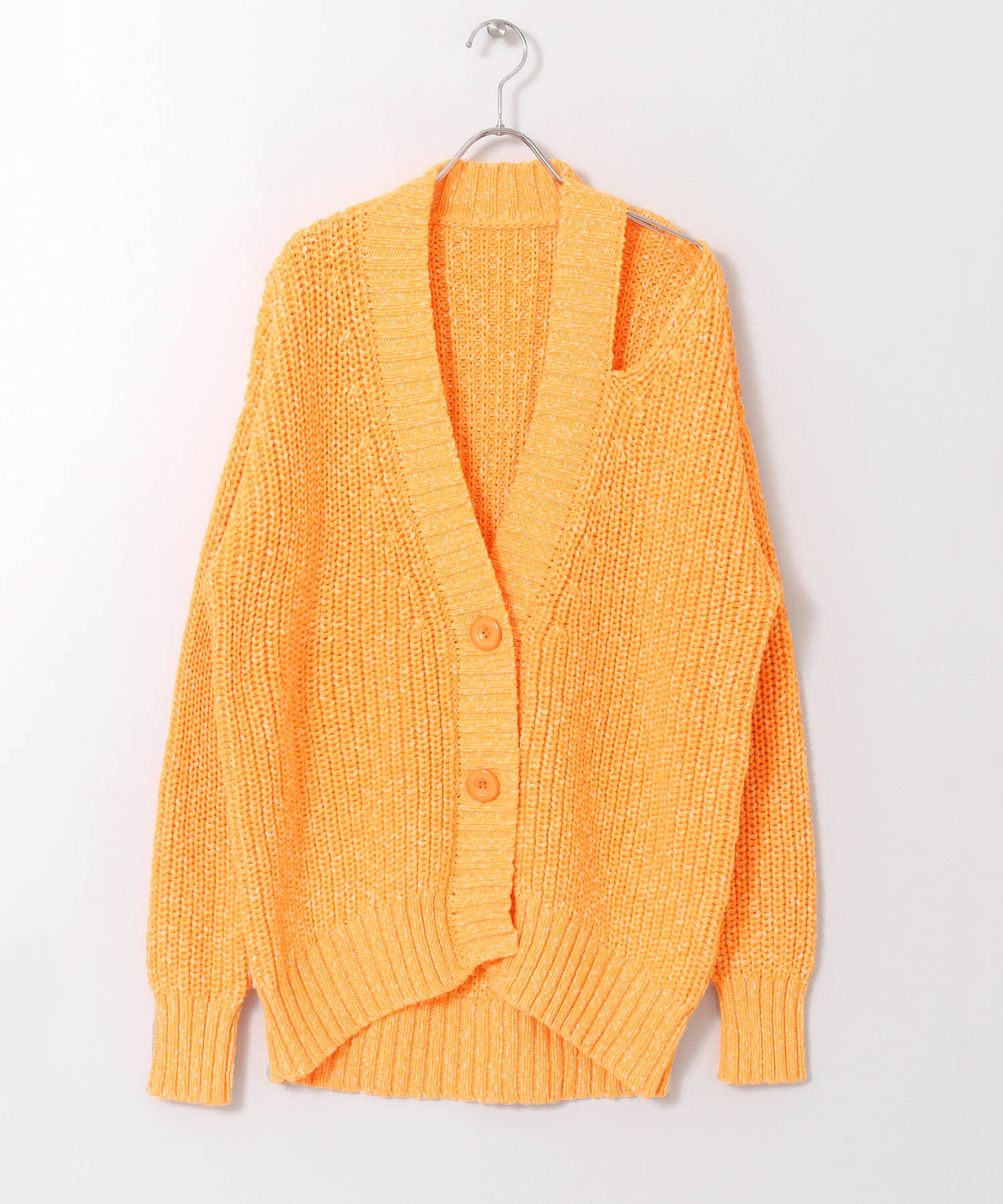  「ショルダースリットBIGカーディガン」|カーディガン|