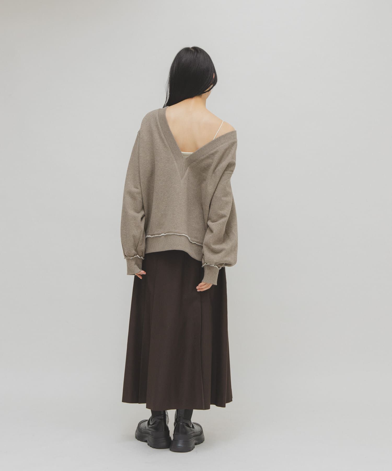  「2WAYルーズスウェット」|Tシャツ・カットソー|