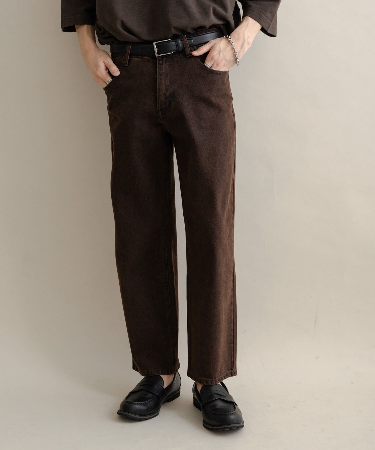 SENSE OF PLACE by URBAN RESEARCH「ストレートデニムパンツ」|デニム|