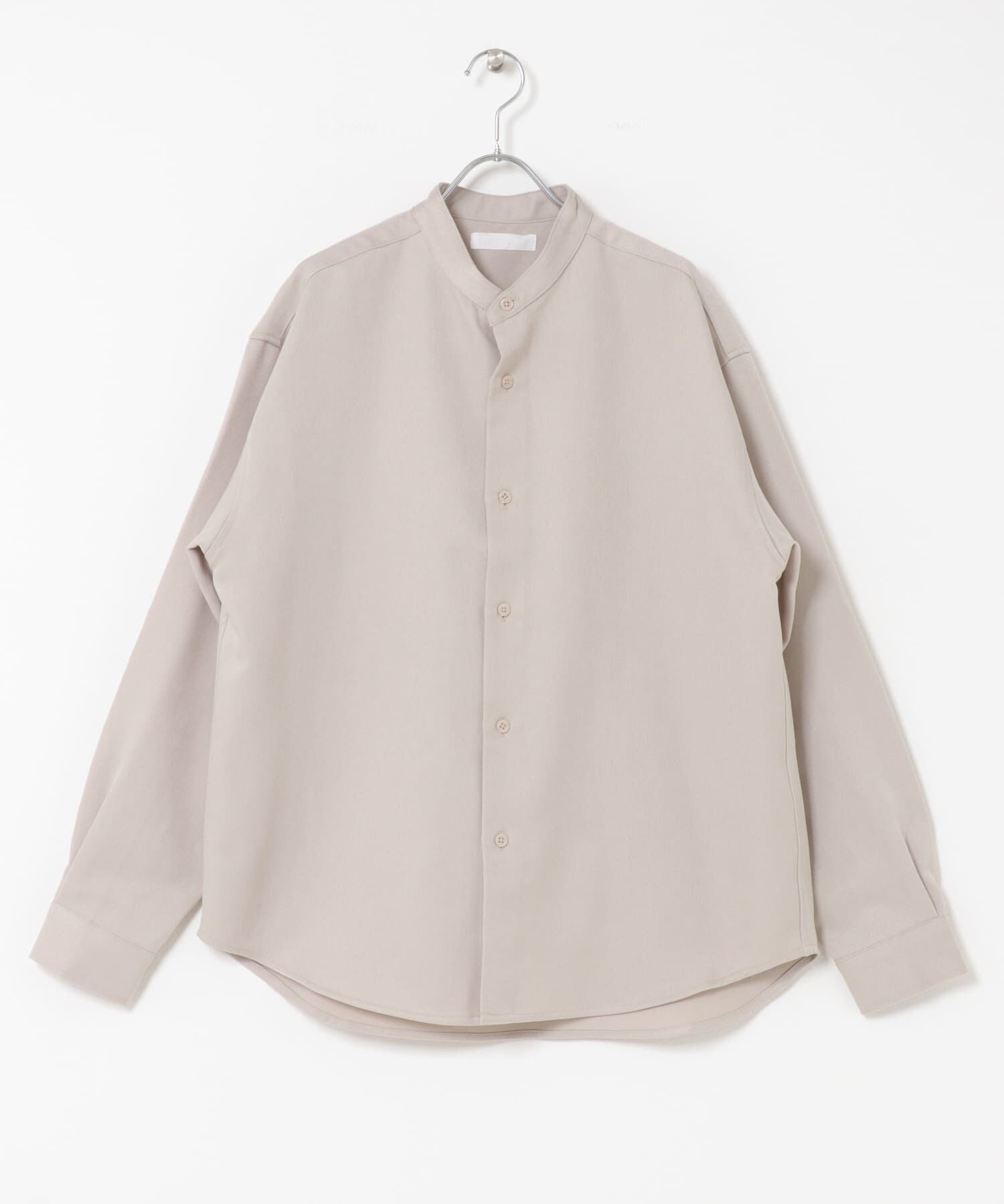 SENSE OF PLACE by URBAN RESEARCH「ウールライクバンドカラールーズシャツ」|シャツ・ブラウス|