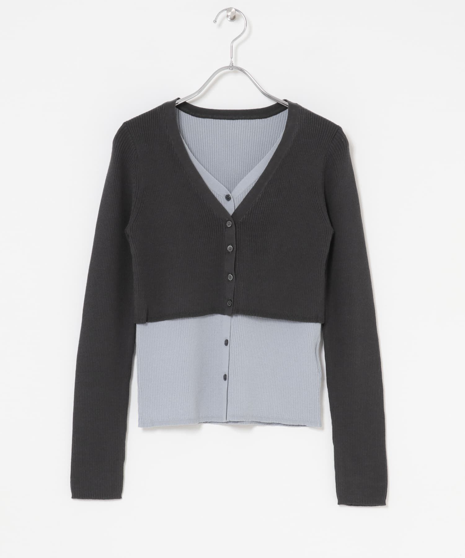 SENSE OF PLACE by URBAN RESEARCH「ダブルレイヤードカーディガン」|カーディガン|