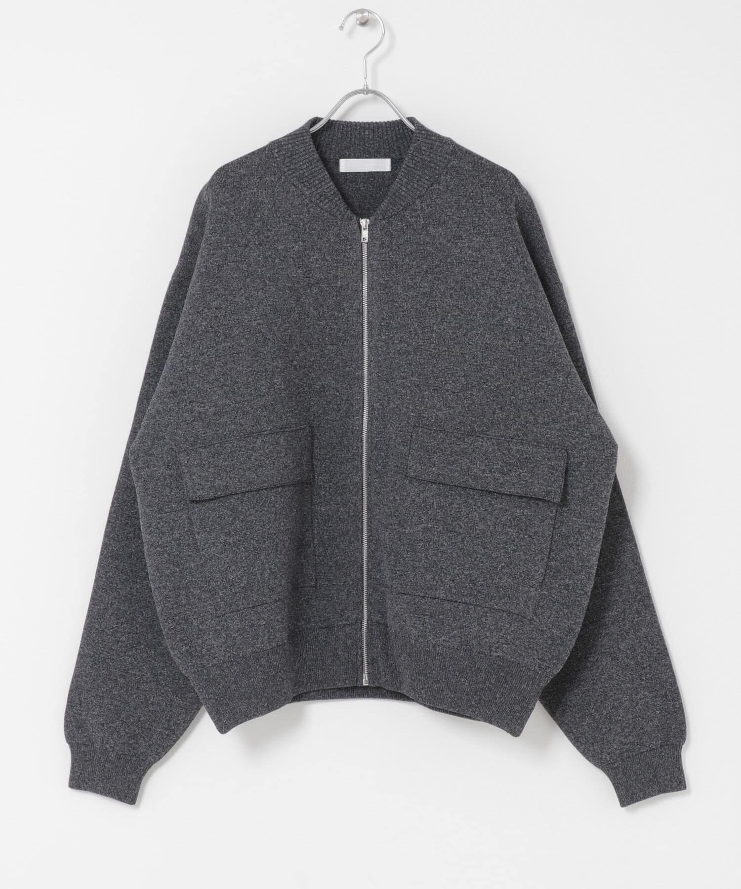 SENSE OF PLACE by URBAN RESEARCH「『洗濯可』ダブルポケットニットブルゾン」|ブルゾン・スタジャン|