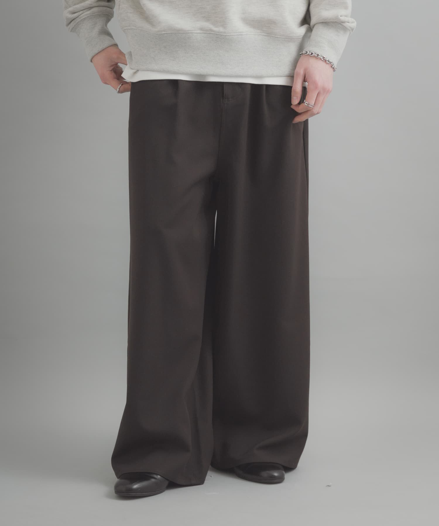 SENSE OF PLACE by URBAN RESEARCH「ラウンドポケットワンタックワイドスラックス」|その他|