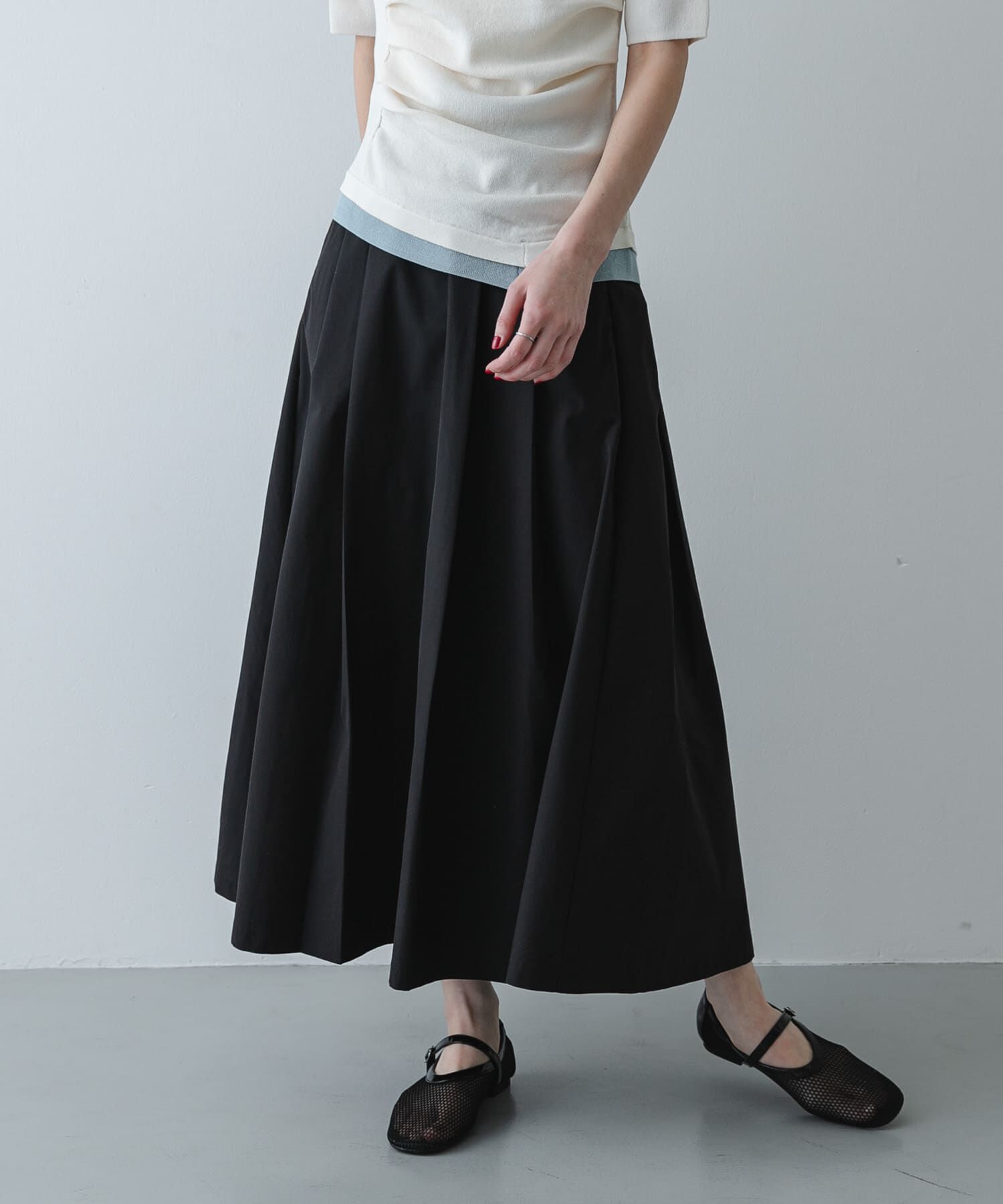 SENSE OF PLACE by URBAN RESEARCH「タックボリュームスカート」|スカート|