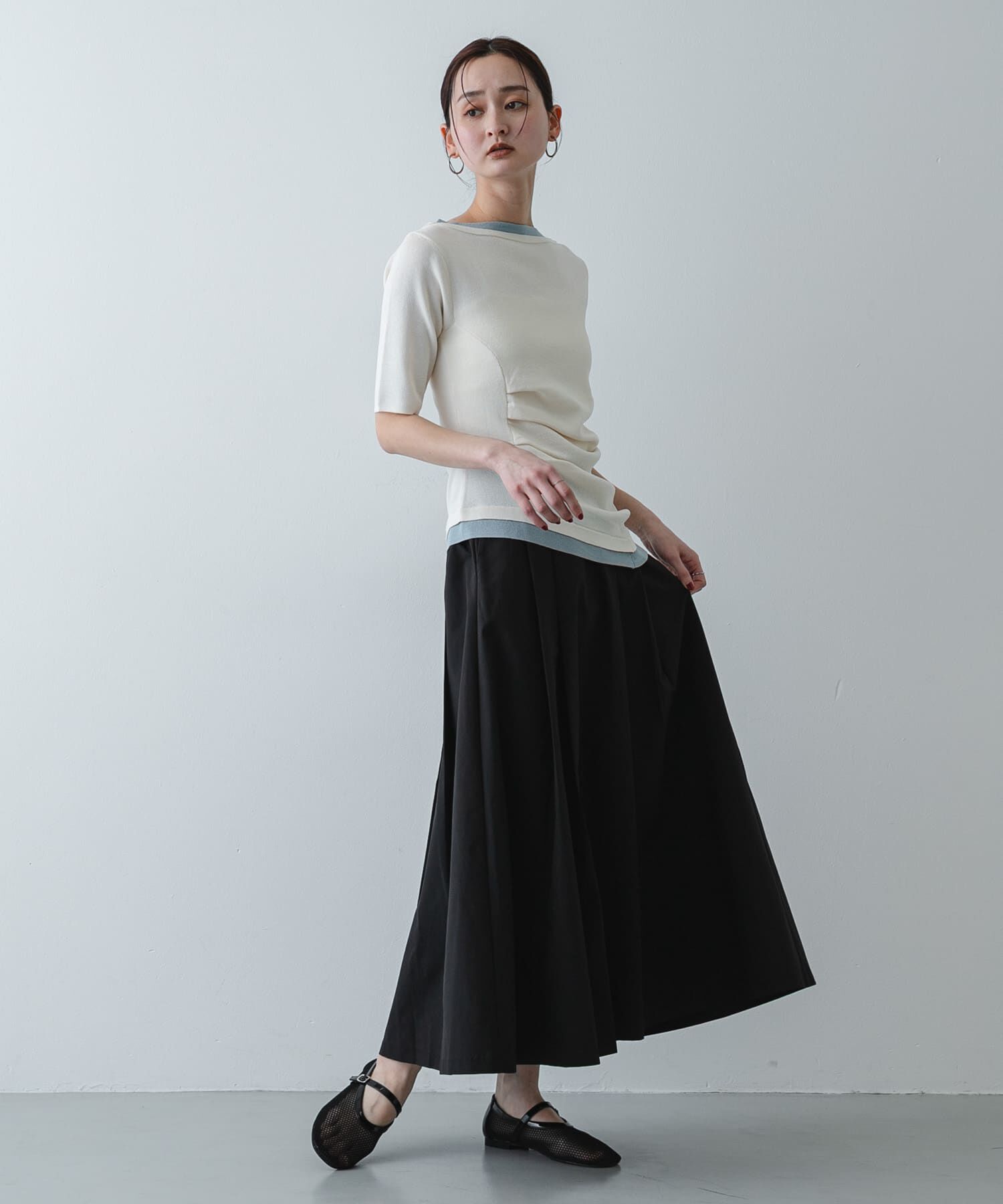 SENSE OF PLACE by URBAN RESEARCH「タックボリュームスカート」|スカート|