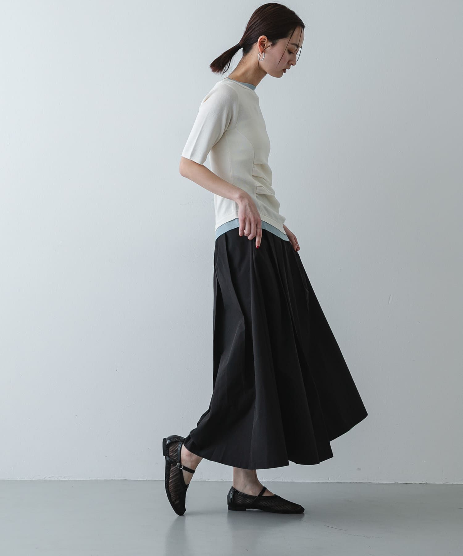 SENSE OF PLACE by URBAN RESEARCH「タックボリュームスカート」|スカート|