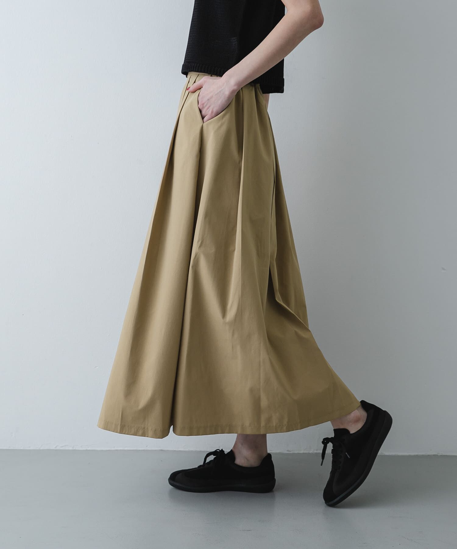 SENSE OF PLACE by URBAN RESEARCH「タックボリュームスカート」|スカート|