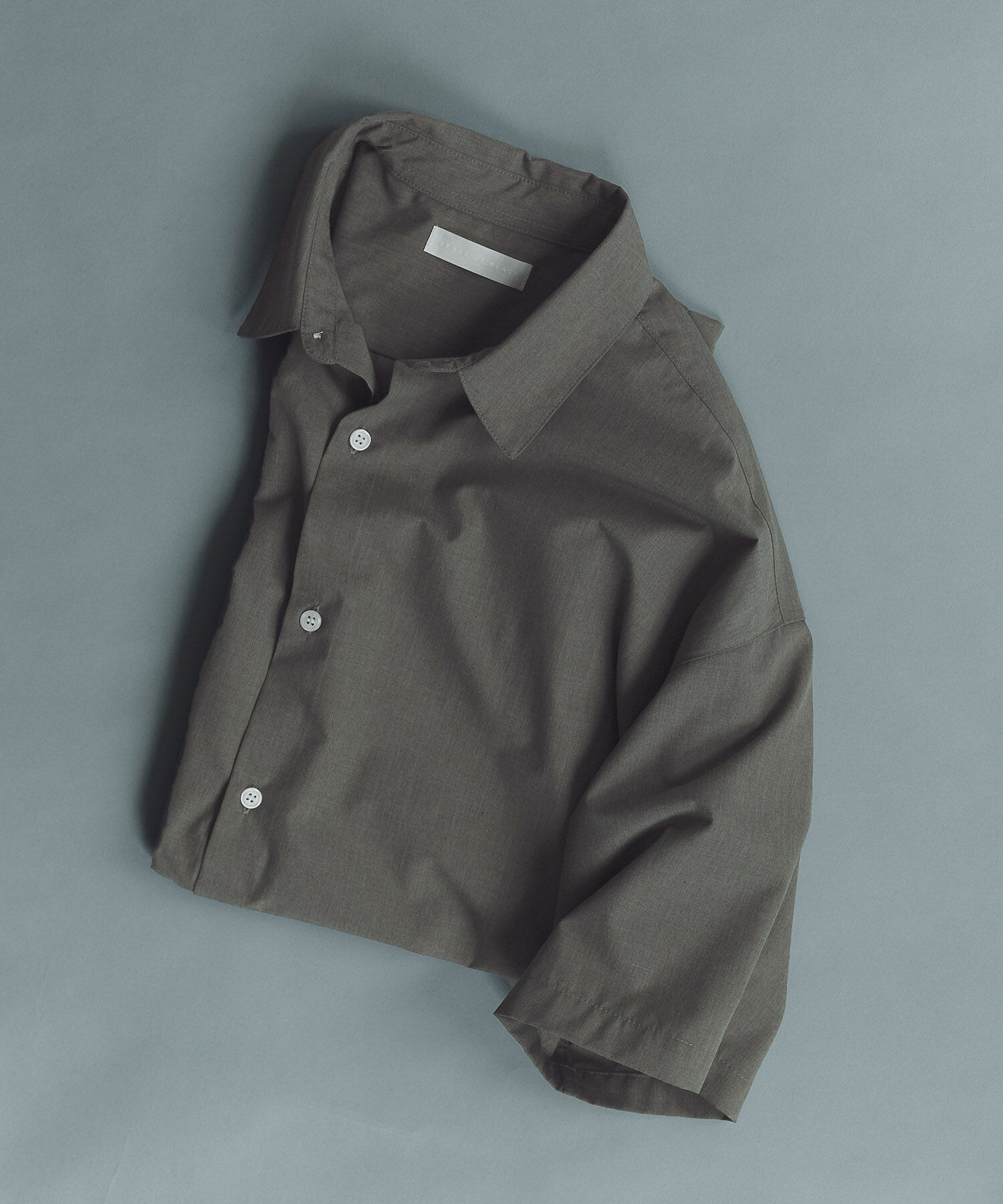 SENSE OF PLACE by URBAN RESEARCH「『ｲｰｼﾞｰｹｱ/速乾/接触冷感』ｺﾝﾌｫｰﾄﾚｷﾞｭﾗｰｶﾗｰｼｮ  」|シャツ・ブラウス|ベージュ