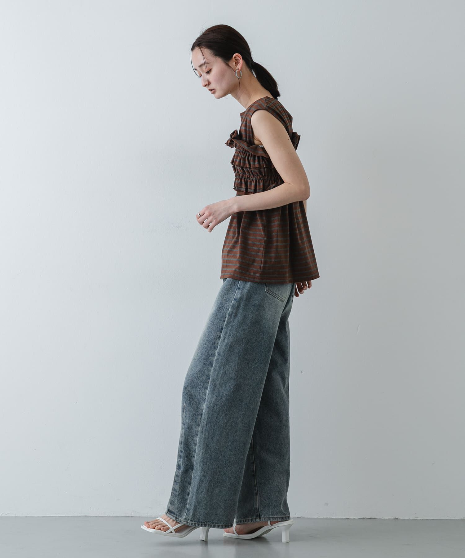 SENSE OF PLACE by URBAN RESEARCH「ボーダーカットビスチェセット」|Tシャツ・カットソー|