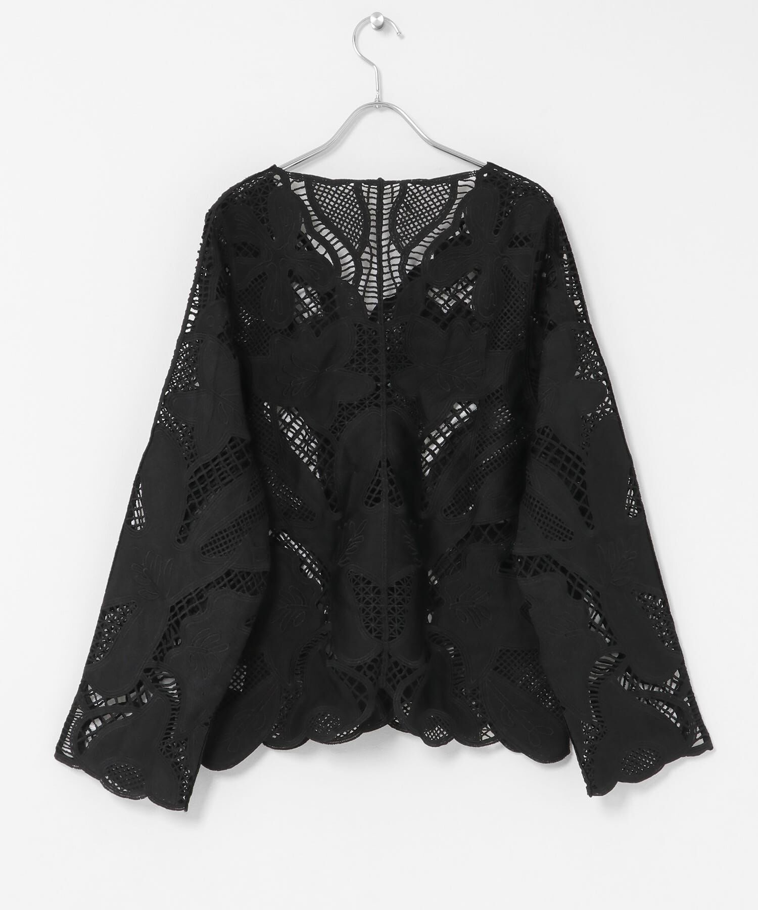 SENSE OF PLACE by URBAN RESEARCH「ノーカラーレースジャケット」|ノーカラージャケット|