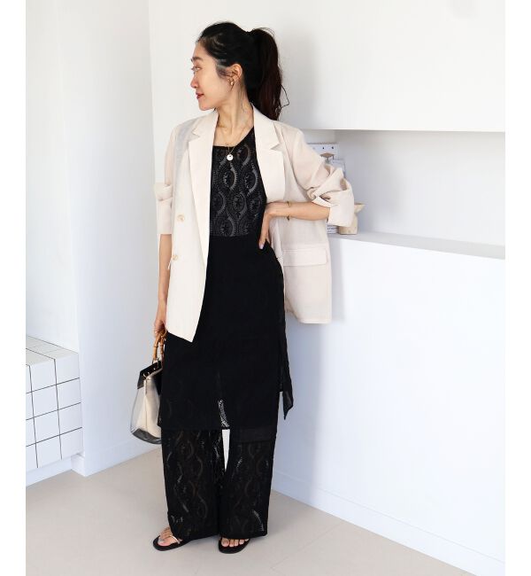  「vaneumレースファブリックドッキングパンツ」|その他|