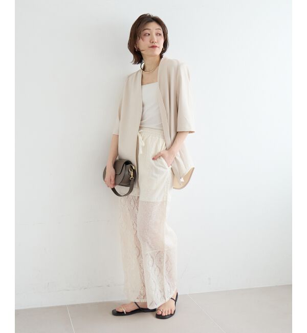  「vaneumレースファブリックドッキングパンツ」|その他|