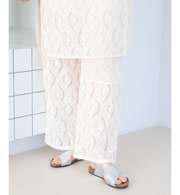  「vaneumレースファブリックドッキングパンツ」|その他|