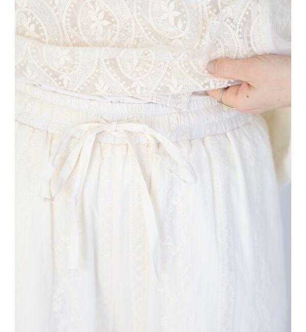  「vaneumレースファブリックドッキングパンツ」|その他|