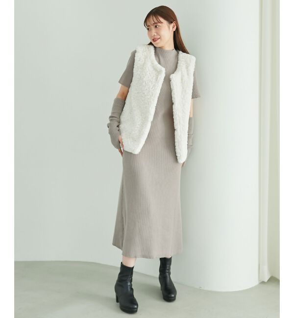 MAJESTICLEGON「レースカラーマルチwayニットワンピ」|その他|