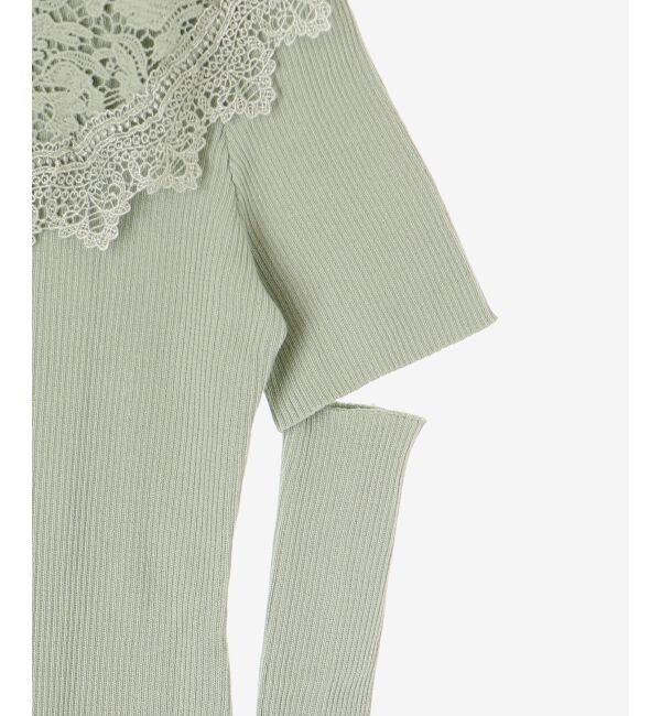 MAJESTICLEGON「レースカラーマルチwayニットワンピ」|その他|