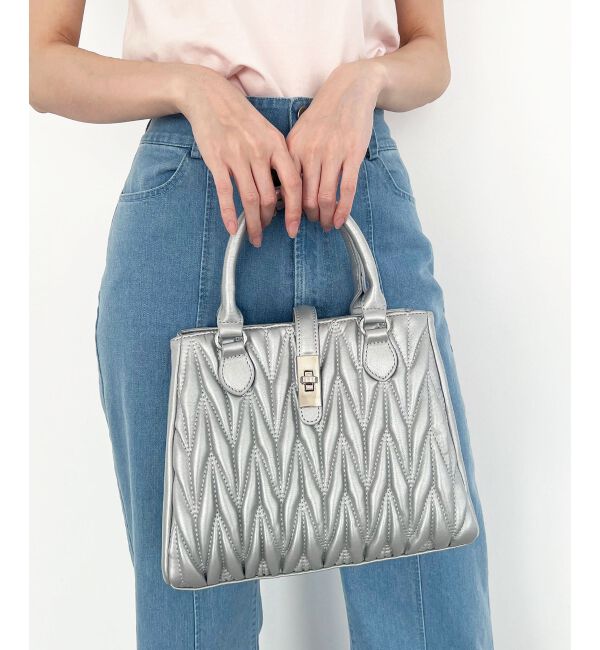 MAJESTICLEGON「クラシカルスクエアハンドバッグ」|ショルダー・メッセンジャー|