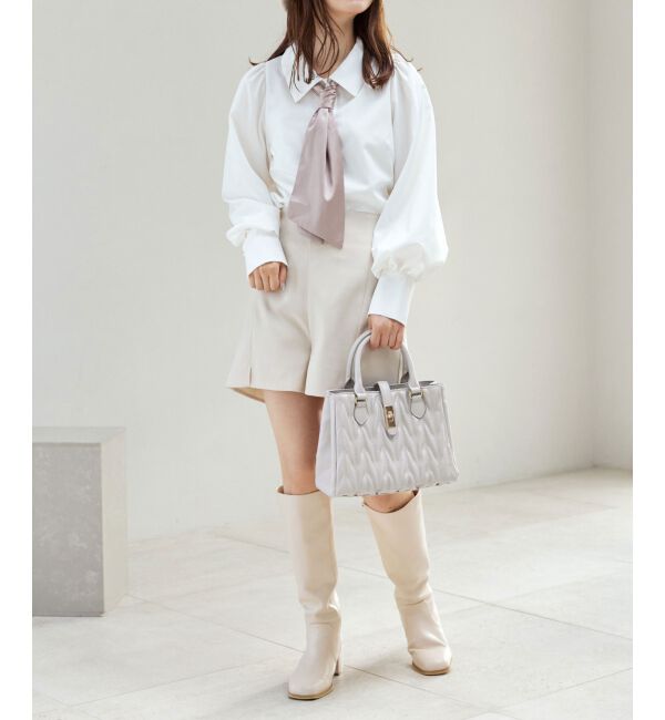 MAJESTICLEGON「クラシカルスクエアハンドバッグ」|ショルダー・メッセンジャー|