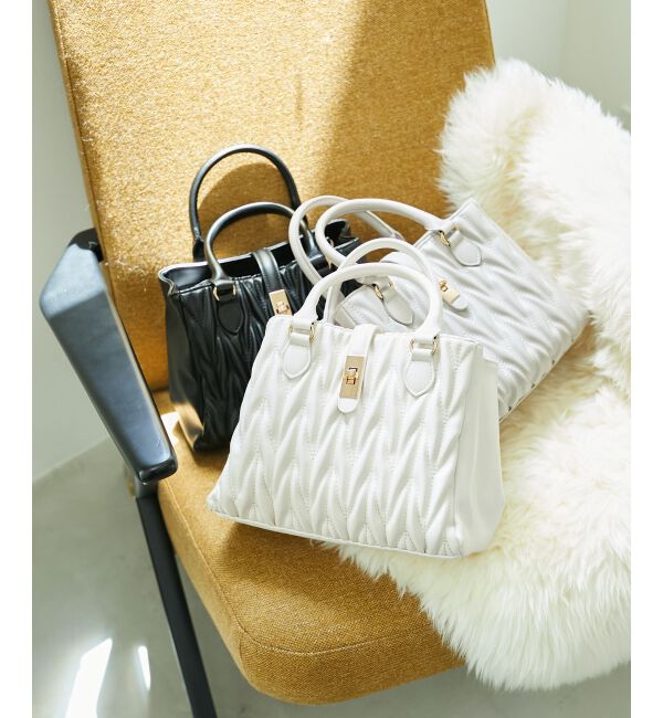 MAJESTICLEGON「クラシカルスクエアハンドバッグ」|ショルダー・メッセンジャー|